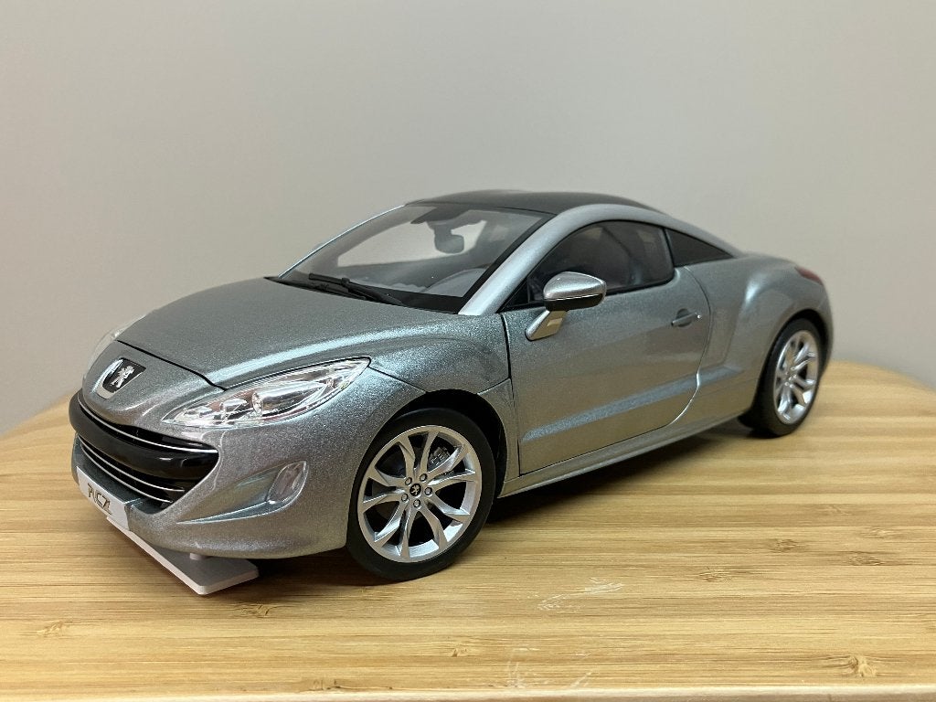 Peugeot RCZ Coupe van 2010 Mercury Grey  1/18 Norev, Ophalen of Verzenden, Nieuw, Auto, Norev