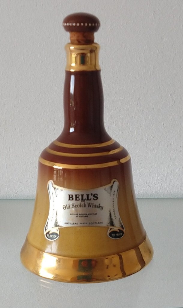 whiskeyfles karaf Bell's scotch whiskey, leeg,  volgnr 2, Antiek en Kunst, Ophalen of Verzenden