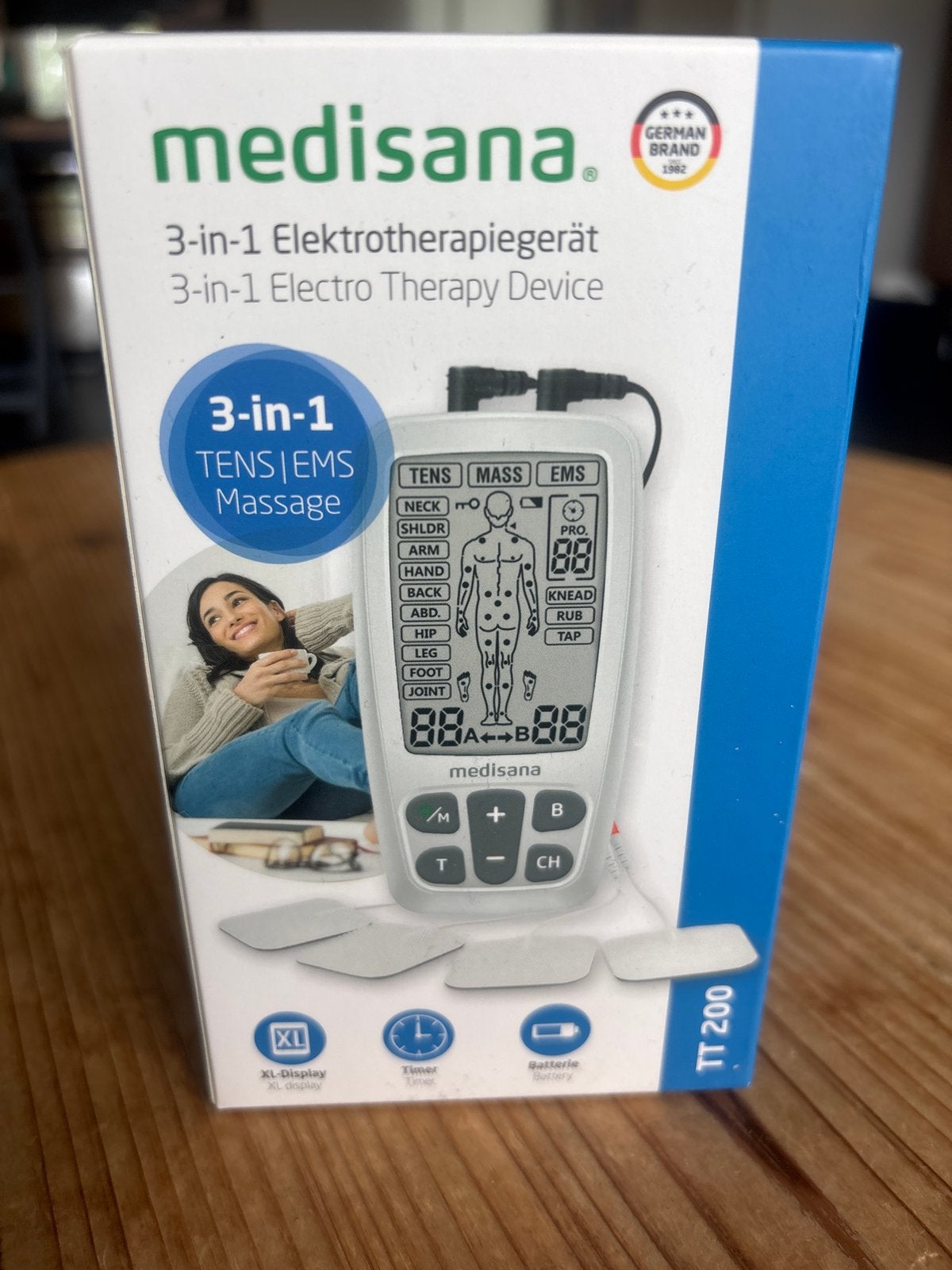 Medisana 3-in-1 Elektrotherapieapparaat TT 200, Ophalen of Verzenden, Nieuw, Apparaat