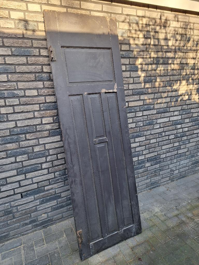 Antieke monumentale dubbele klooster of kerk deuren, Ophalen, Gebruikt, Overige typen, Hout