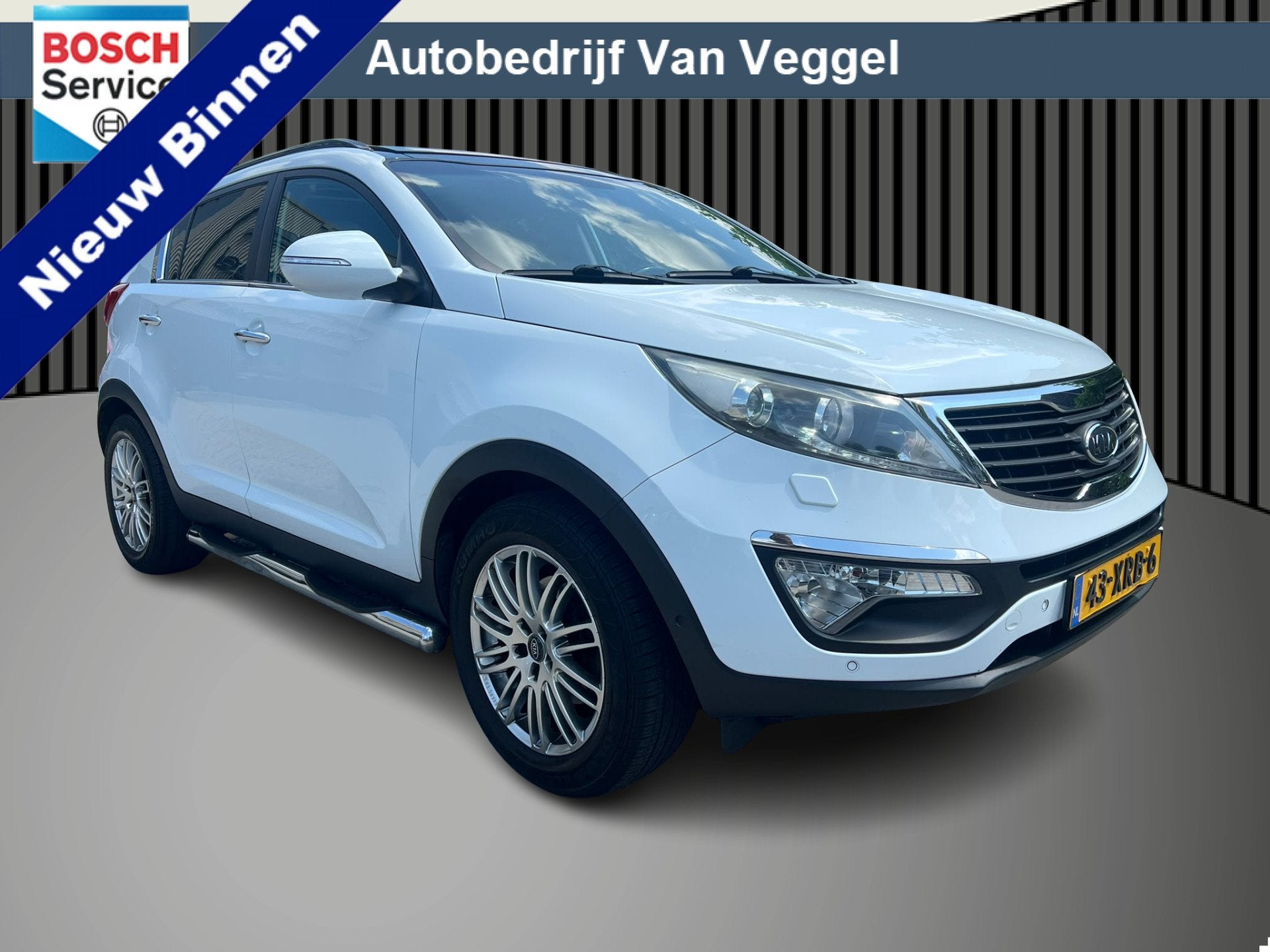 Kia Sportage 2.0 Super Pack AWD pano, cruise, leer, navi, st, Auto's, Kia, Automaat, Gebruikt, Zwart, 4 cilinders