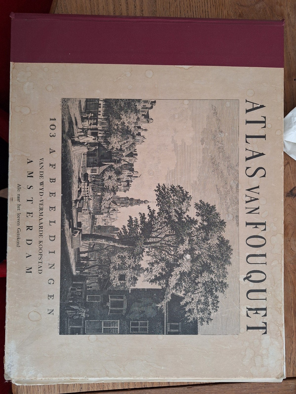 Atlas van Fouquet: 103 Afbeeldingen Amsterdam, Gelezen, Overige atlassen, Ophalen of Verzenden, Fouquet