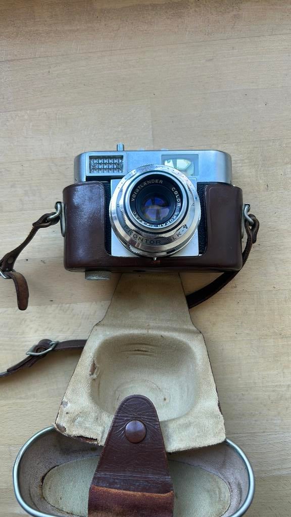 Voigtlander Vitomatic met hoes, Ophalen of Verzenden, Niet werkend, Compact, Overige Merken