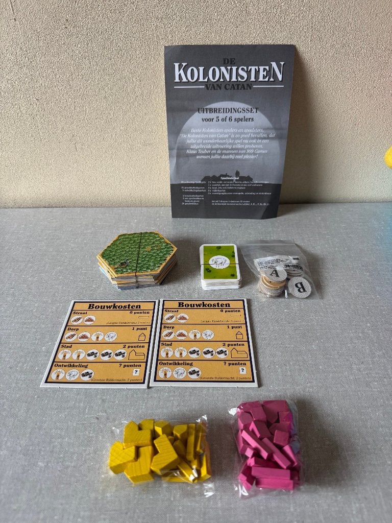 Z.G.A.N. uitbreiding BASIS 5 - 6 Kolonisten van Catan HOUT, Vijf spelers of meer, Ophalen of Verzenden, Zo goed als nieuw, 999 Games