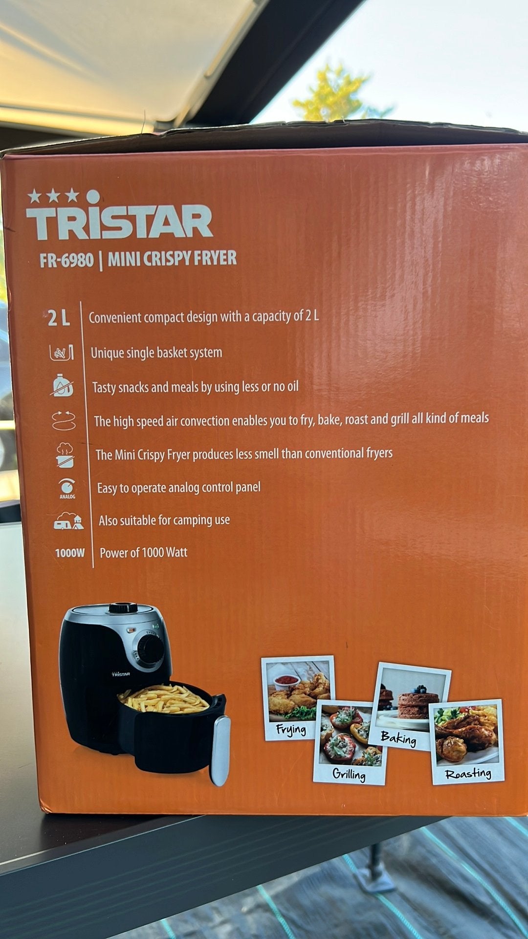 Tristar Airfryer voor op de camping, Ophalen of Verzenden, Zo goed als nieuw