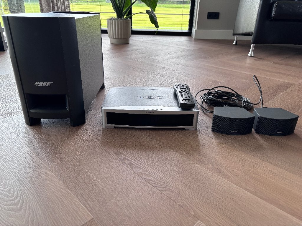 Bose 3•2•1 Series II Home Cinema Set + wireless link adapter, Audio, Tv en Foto, Home Cinema-sets, 70 watt of meer, Zo goed als nieuw