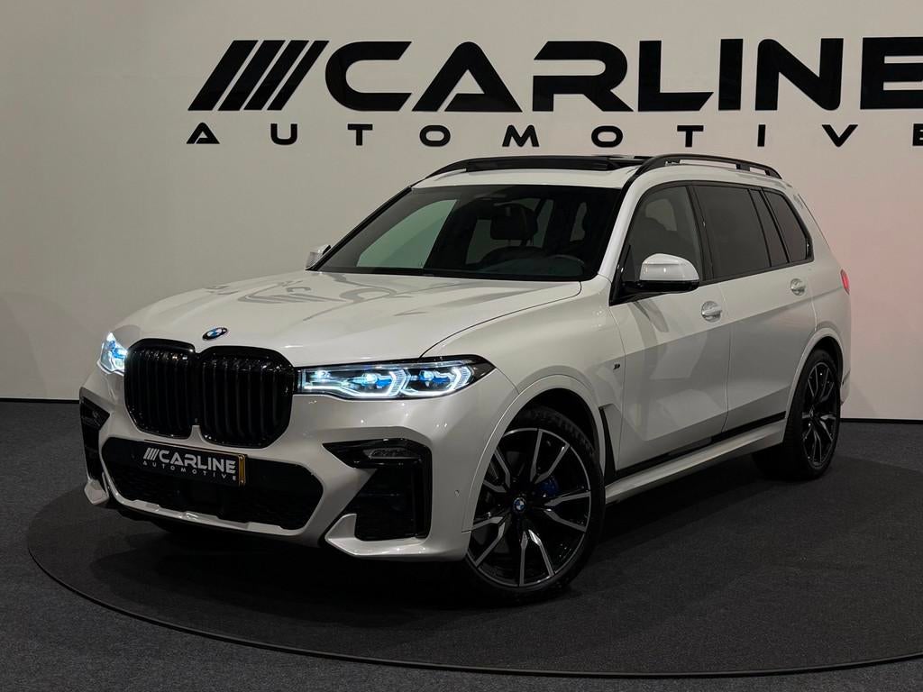 BMW X7 XDrive40i High Executive SKYLOUNGE VIRTUAL SFEERVER., Automaat, Gebruikt, 7 stoelen, Vierwielaandrijving