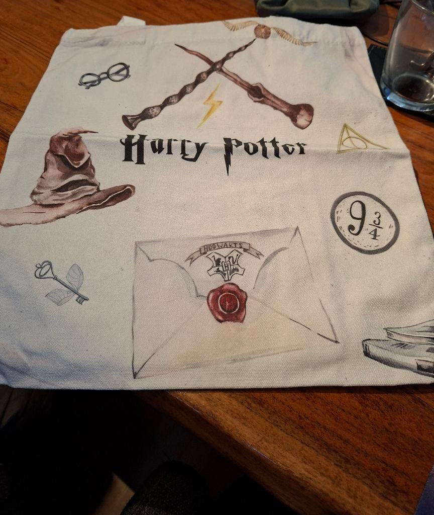 Harry Potter Linnen Tas, Ophalen of Verzenden, Nieuw, Gebruiksvoorwerp