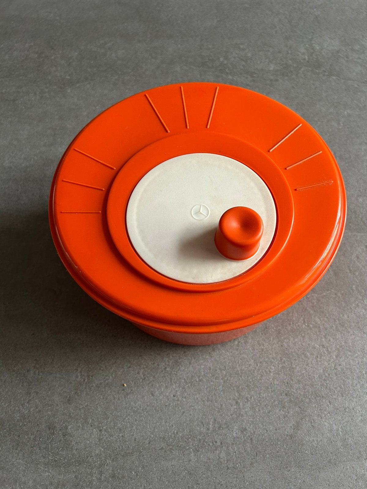 Moulinex slacentrifuge uit de jaren 70, Overige typen, Ophalen of Verzenden, Gebruikt, Oranje