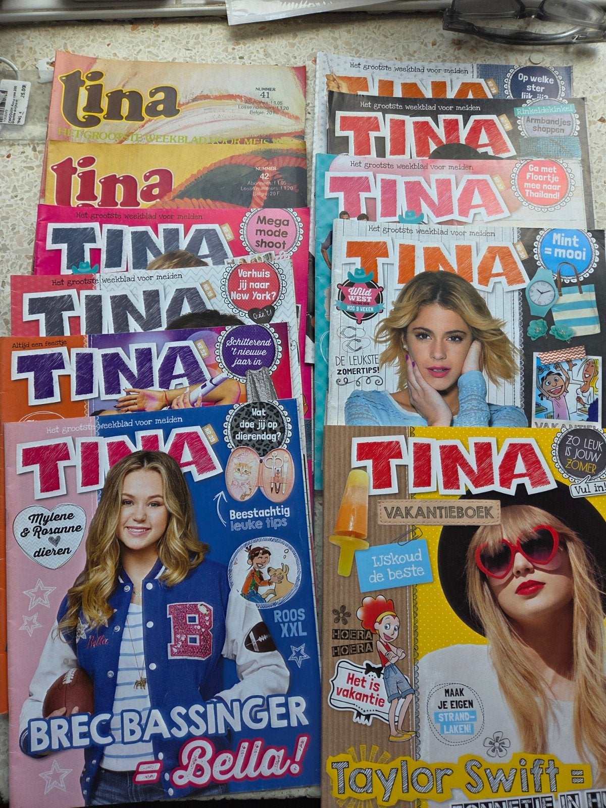 tina 25x, Meerdere stripboeken, Verzenden, Zo goed als nieuw