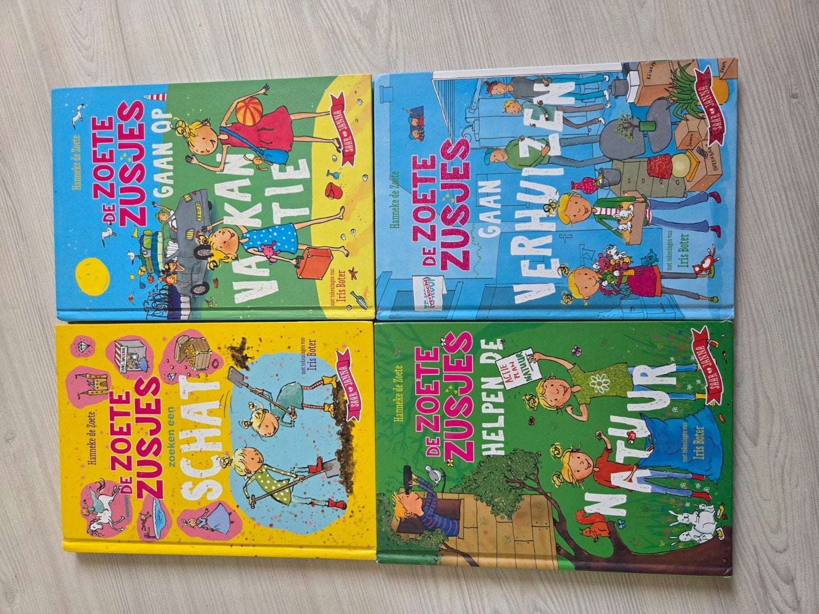 De Zoete Zusjes boeken - 4-delige set, Ophalen, Gelezen, Hanneke de Zoete, Fictie algemeen