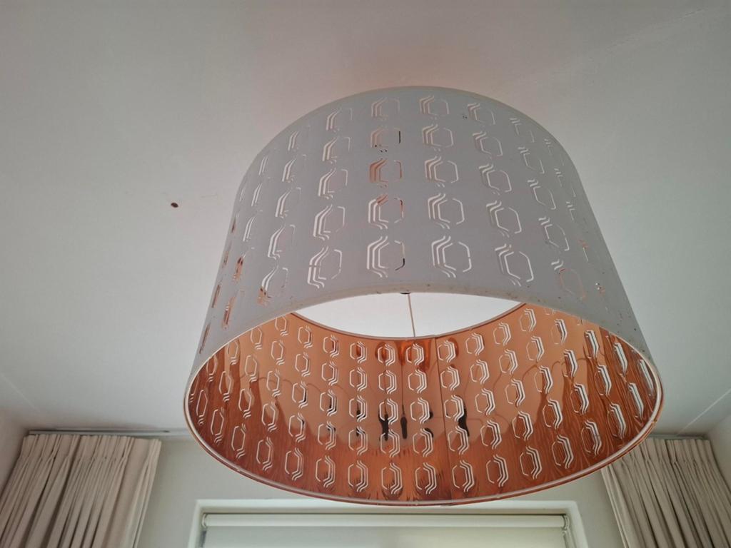 Gratis hanglamp plafondlamp, Ophalen, 25 tot 50 cm, Wit, Rond