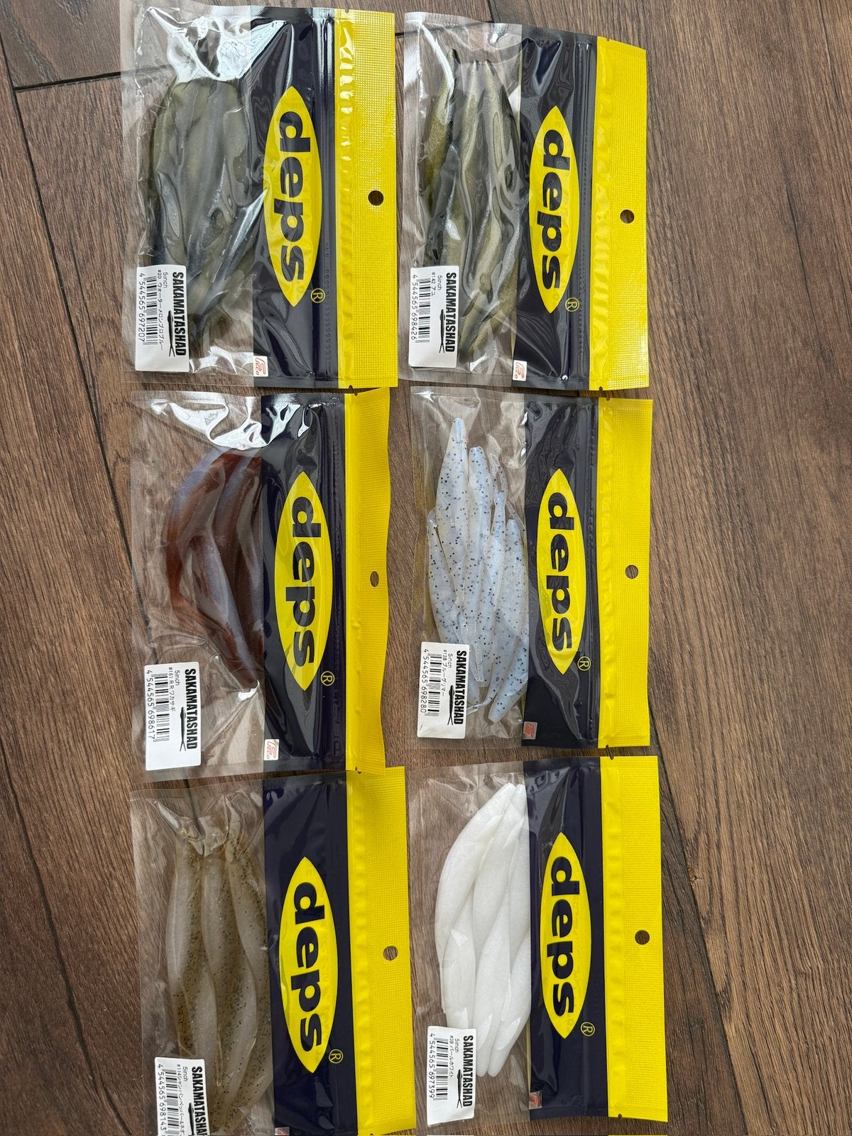 Deps Sakamata Shad 5 inch (12,5 cm) Meedere kleuren, Watersport en Boten, Ophalen of Verzenden, Nieuw, Overige typen