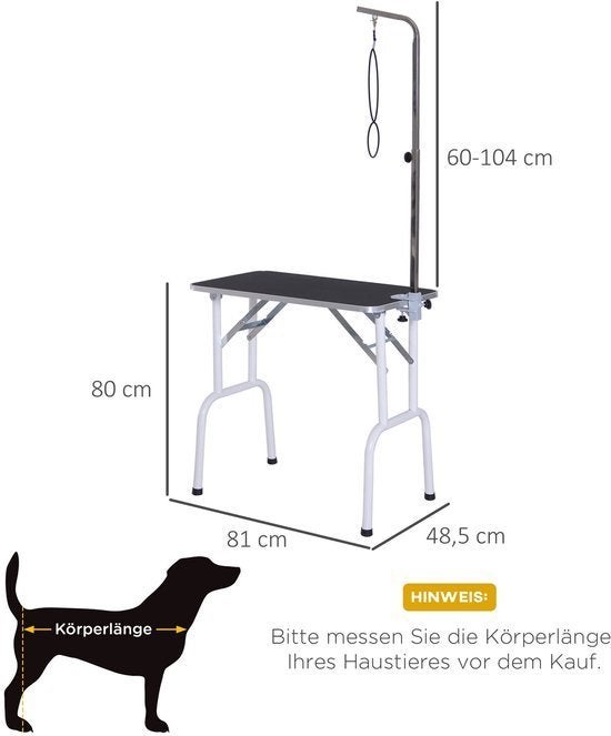 Trimsalon Tafel – Opvouwbare Verzorgingstafel, Corvance B.V., Verzenden, Nieuw, Corvancebol@gmail.com