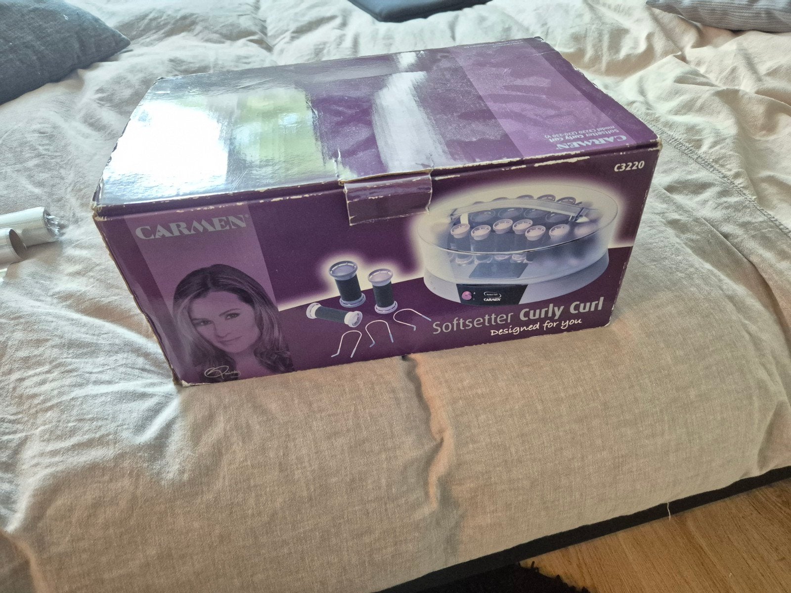 Carmen Softsetter Curly Curl C3220 - Krulset, Ophalen of Verzenden, Gebruikt, Haarverzorging