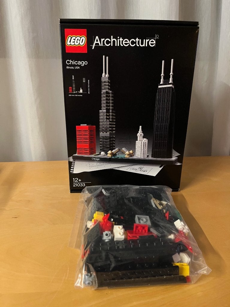 Lego Architecture - 21033 - Chicago, Lego.com/service, Ophalen of Verzenden, Zo goed als nieuw, LEGO System A/S