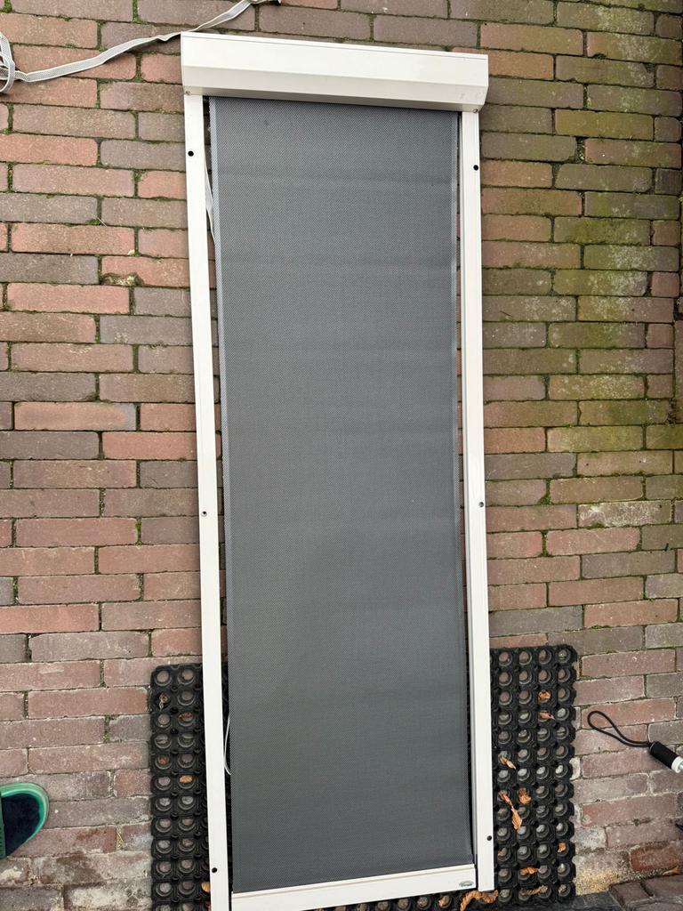 Verano Screens met band en diverse onderdelen, Doe-het-zelf en Verbouw, Rolluiken, Gebruikt, 100 tot 150 cm, Minder dan 100 cm