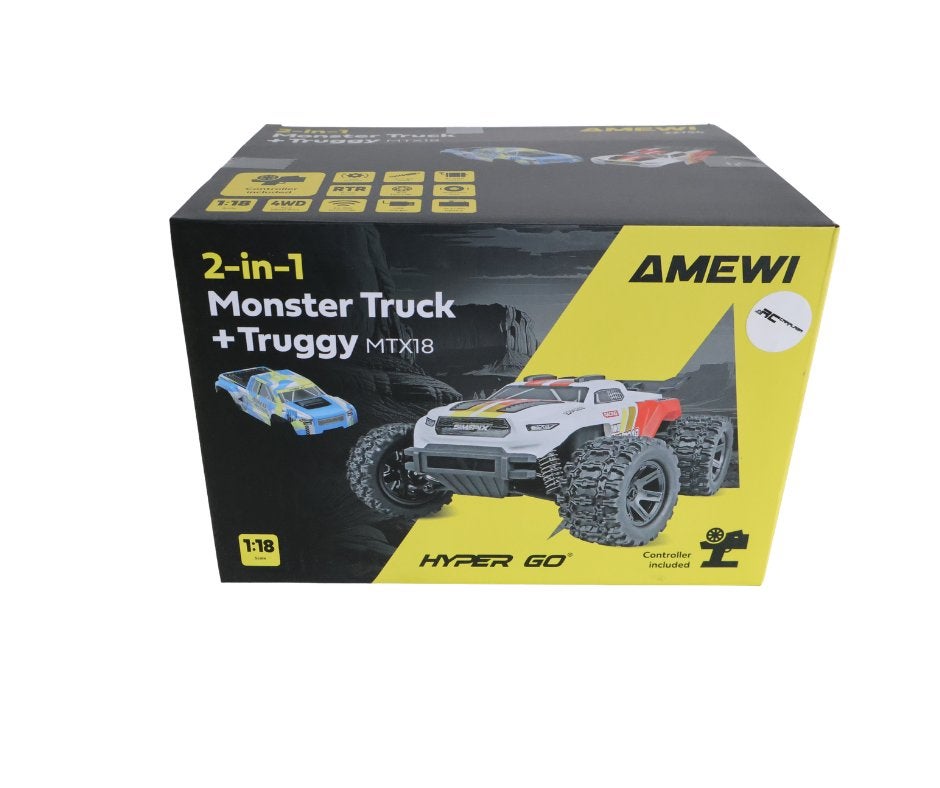 Amewi / Hyper Go MTX18 2-in-1 1/18 rc auto, Elektro, Verzenden, Auto offroad, Nieuw