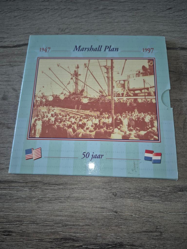Marshall plan zilveren 10 gulden 1997, Ophalen of Verzenden, Koningin Beatrix, 10 gulden