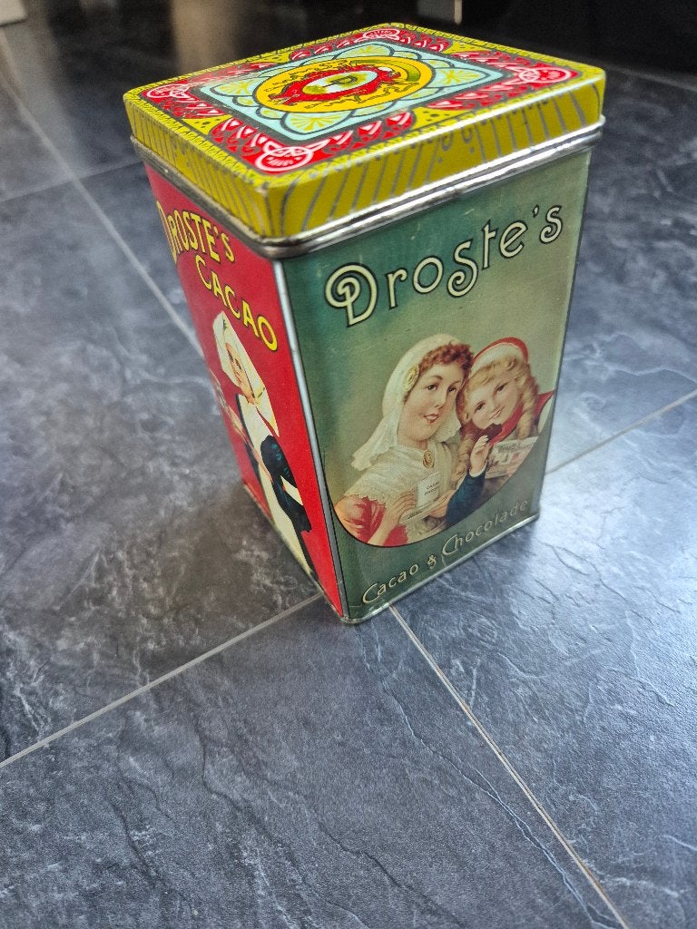 Vintage Droste's Cacao blik - Antiek verzamelobject, Ophalen of Verzenden, Gebruikt, Overige, Droste