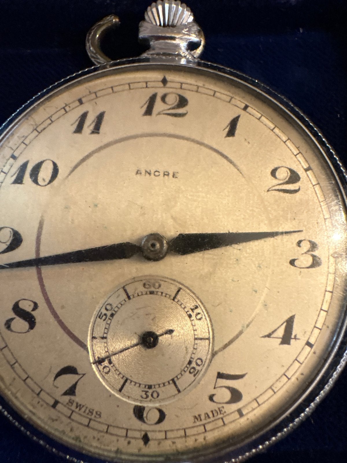 Antiek Ancre Zakhorloge - J.J.F. Schreuder Delft, Overige merken, Overige materialen, Zakhorloge, 1900 tot 1930