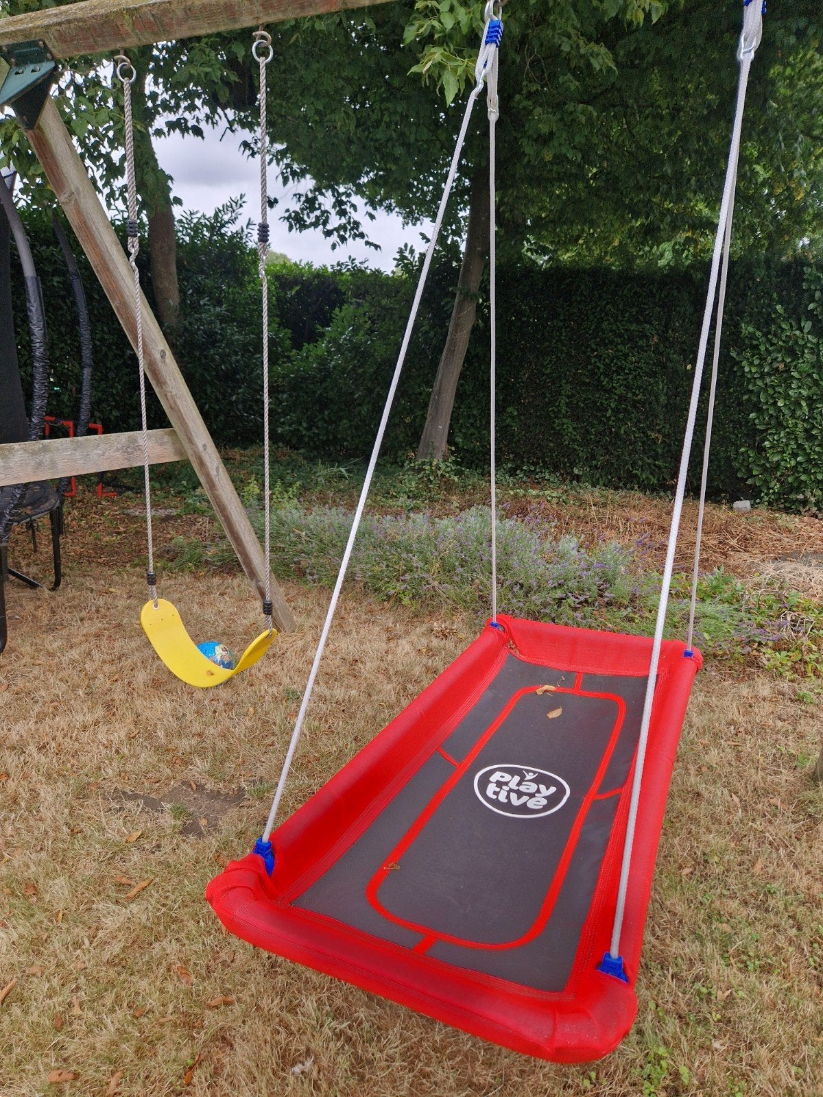 Schommelset: Lig- en traditionele schommel, Ophalen, Gebruikt, Schommel