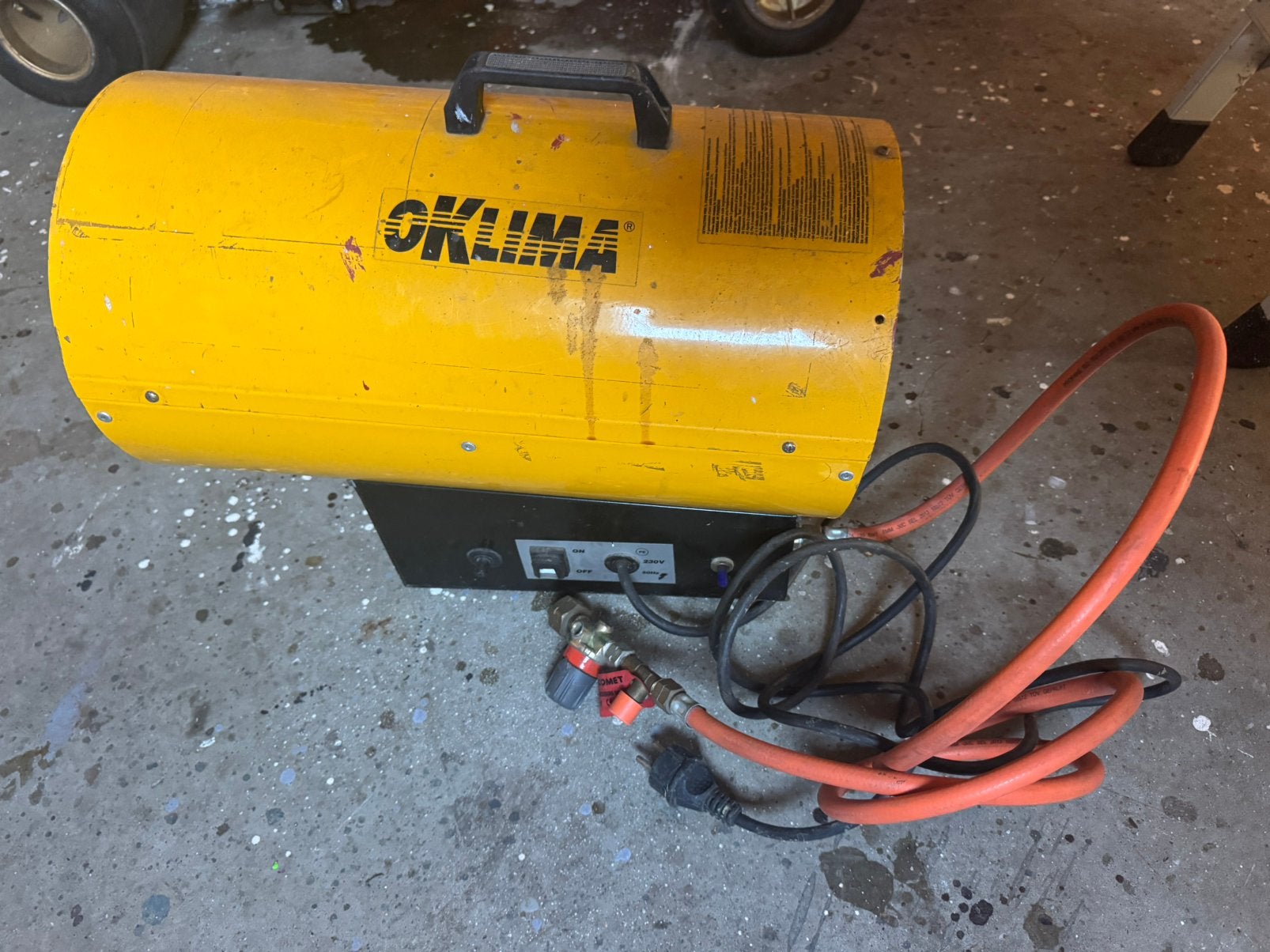 Oklima (Biemmedue) SG 100M Gasheater / Heteluchtkanon, Ophalen, Gebruikt, Kachel