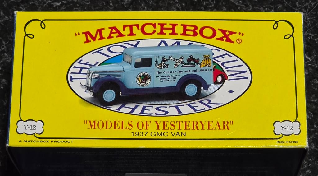 Matchbox 1:43 GMC Chester Toy & Doll Museum Bestelwagen MIB!, Hobby en Vrije tijd, Modelauto's | 1:43, Ophalen of Verzenden, Nieuw