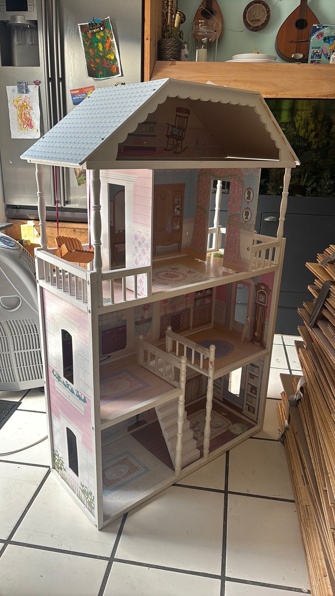 Poppenhuis opknapper, Ophalen, Zo goed als nieuw, Poppenhuis