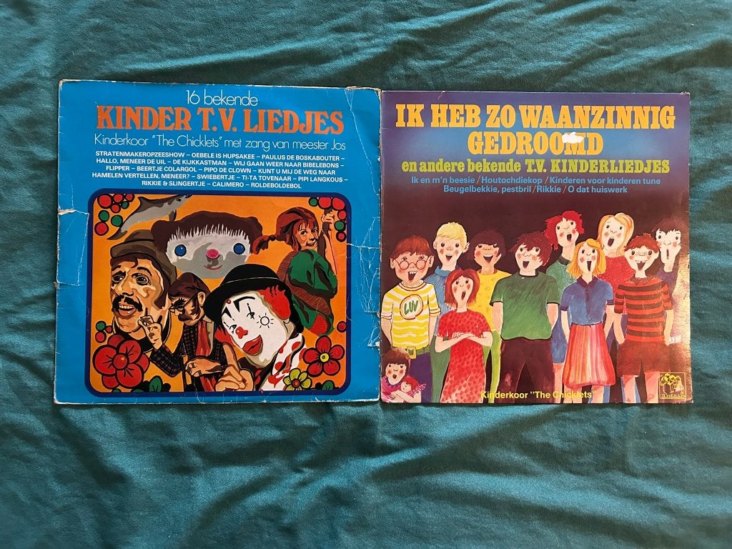 2 LP's Kinderkoor The Chicklets (ook per stuk te koop), LP, Gebruikt, Ophalen of Verzenden, 12 inch