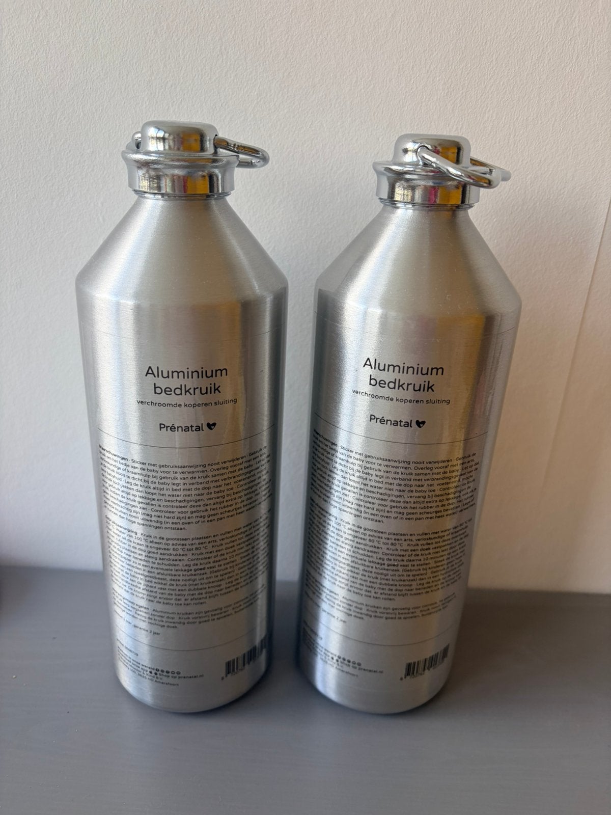 Aluminium bed kruiken met zak., Kinderen en Baby's, Ophalen, Zo goed als nieuw, Overige typen
