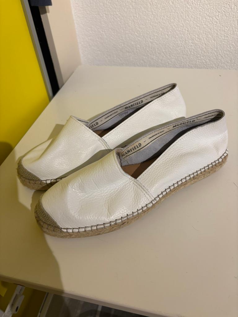 Leren instappers, Kleding | Dames, Schoenen, Nieuw, Ophalen of Verzenden, Wit, Instappers