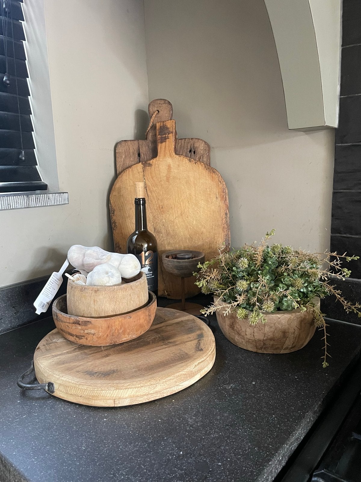 Decoratieve 1/2 bol kunst groen, Groen, Nieuw, Kunststof, Ophalen of Verzenden