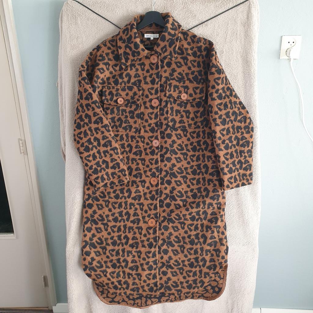 Leopard Trenchcoat van JS Millenium, Maat L, Beige, Maat 42/44 (L), Ophalen of Verzenden, JS Millenium