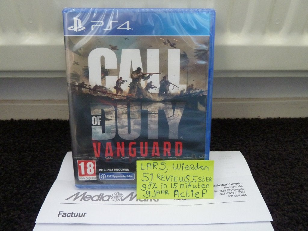 gesealde Call of Duty Vanguard voor Playstation 4 PS4, Vanaf 18 jaar, Shooter, Ophalen of Verzenden, Eén computer