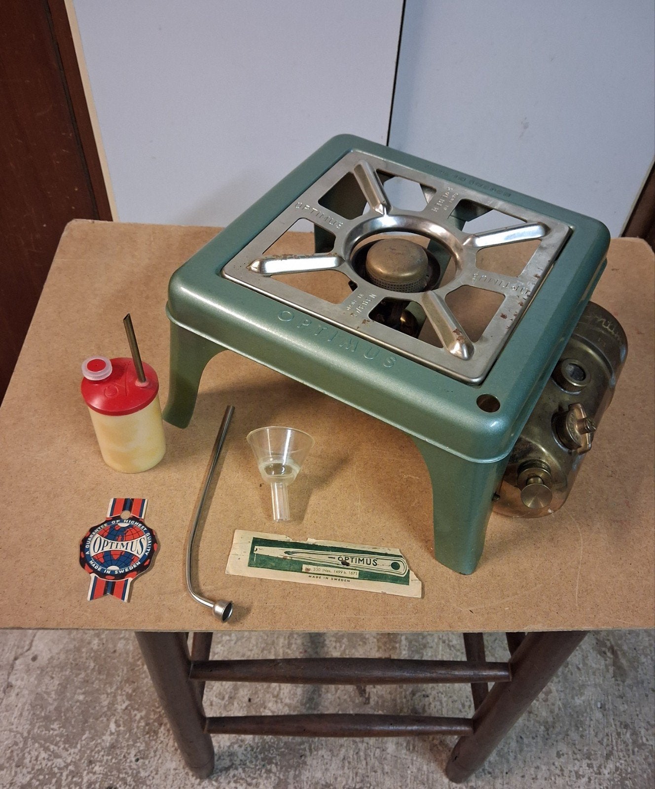 Optimus 181M Kooktoestel - Vintage Kampeerbrander, Ophalen