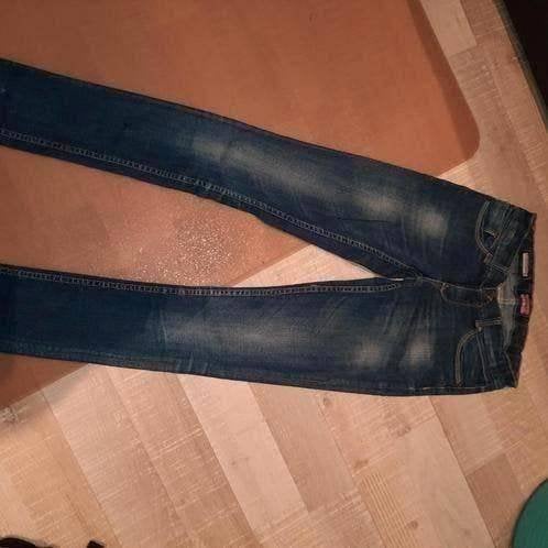 170 spijkerbroek vingino nette staat ( maat 15), Verzenden, Zo goed als nieuw, Meisje, Broek