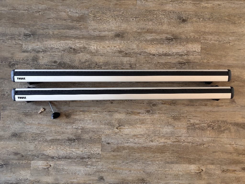 Thule Wingbar Evo 135 dakdragers voor dakrails, Auto diversen, Dakdragers, Ophalen, Gebruikt
