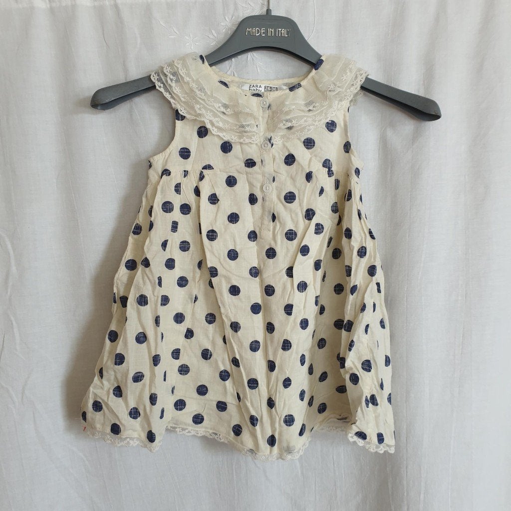 mooie jurk, met kant. Mt 92. Merk Zara baby, Meisje, ., Ophalen of Verzenden, Zo goed als nieuw