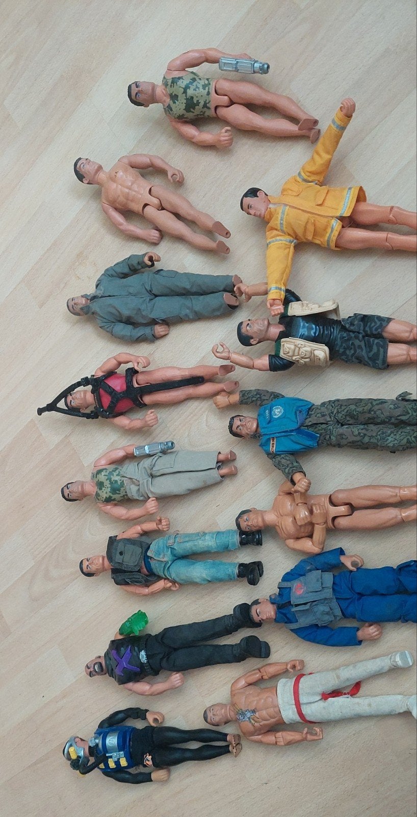 Grote partij Action Man, Playmobil en andere actiefiguren, Ophalen