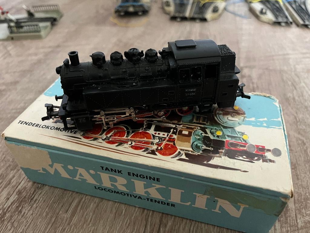 Aangeboden: Märklin trein, wagons, rails, Hobby en Vrije tijd, Modeltreinen | H0, Ophalen, Gelijkstroom, Analoog, Märklin