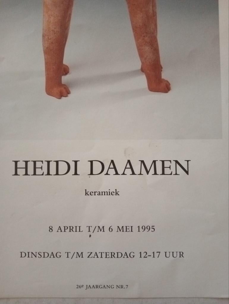 Heidi Daamen affiche Galerie Petit 1995, Ophalen of Verzenden, A1 t/m A3