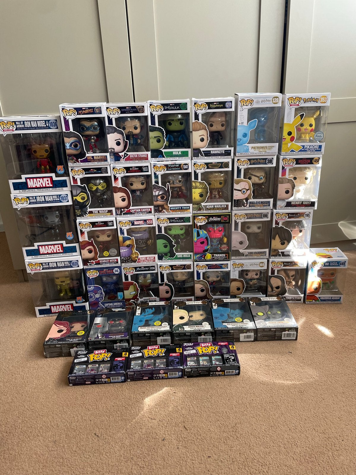 Grote collectie Funko Pops, Bitty Pops & Pins, Ophalen of Verzenden, Zo goed als nieuw