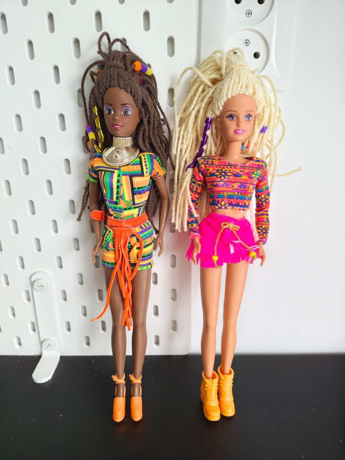 Hasbro Crimp & Bead Sindy en Imani poppen uit 1994, Ophalen of Verzenden