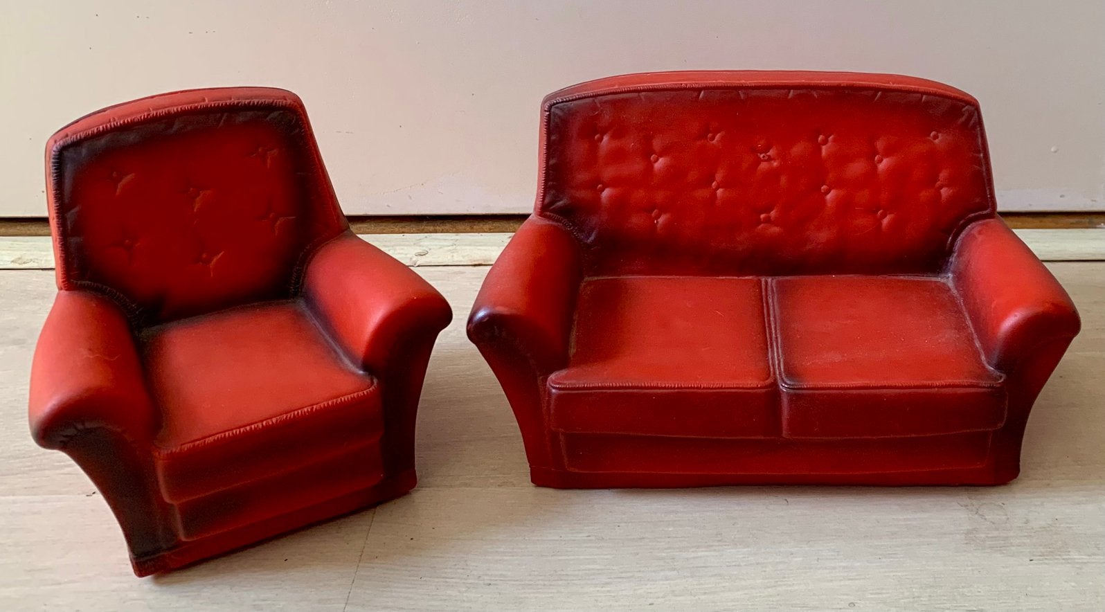 Sindy Bankstel en Stoel [1978], Ophalen of Verzenden, Gebruikt, Accessoires