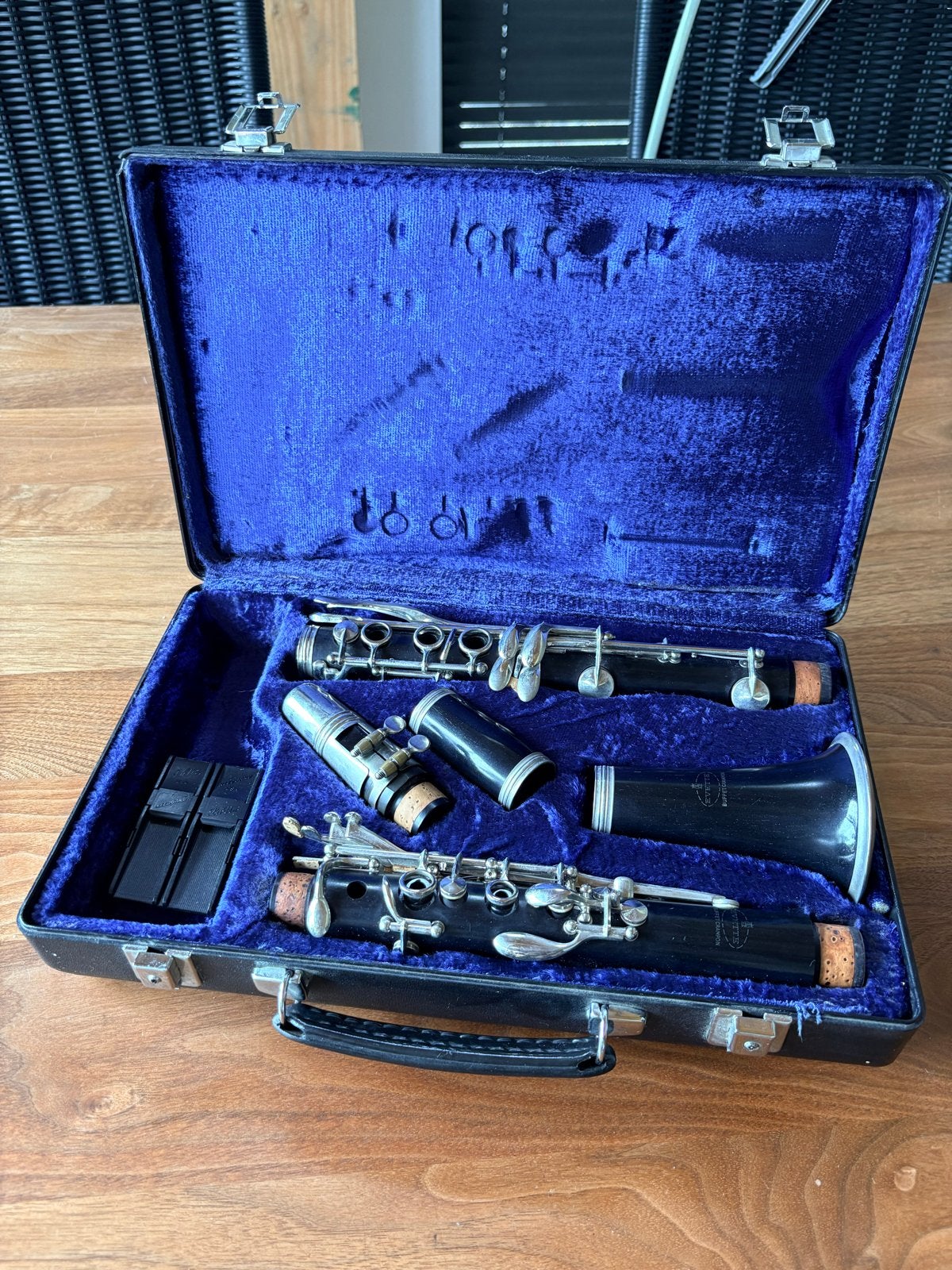 Klarinet Evette Buffet Crampon, Muziek en Instrumenten, Gebruikt, Met koffer, Hout, Ophalen