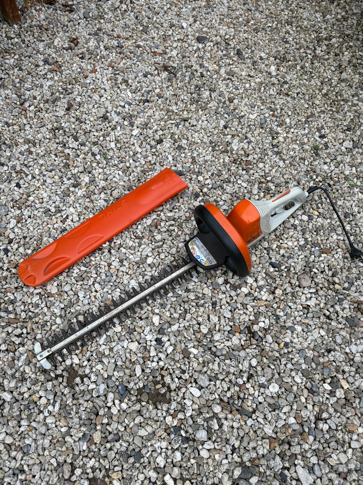 Stihl HSE 42 elektrische heggenschaar 45 cm, Ophalen, Gebruikt, Elektrisch