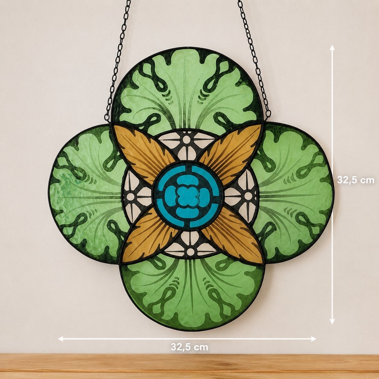 Tiffany en glas in lood panelen, Ophalen