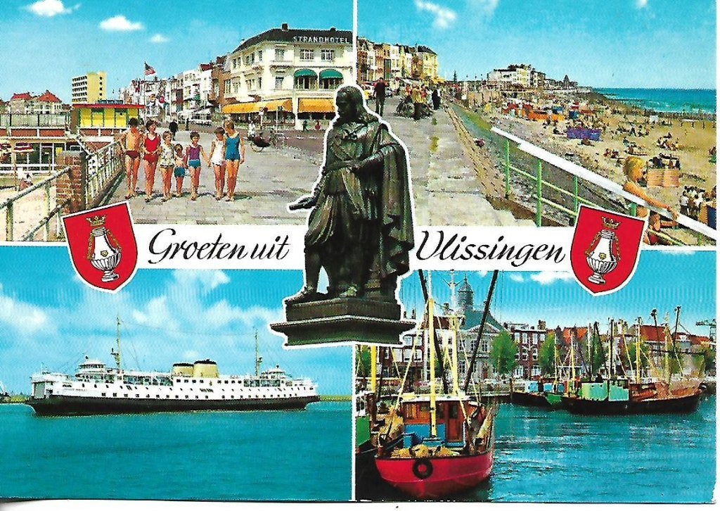 Vlissingen- -4-luik., Verzenden, 1980 tot heden, Gelopen, Zeeland