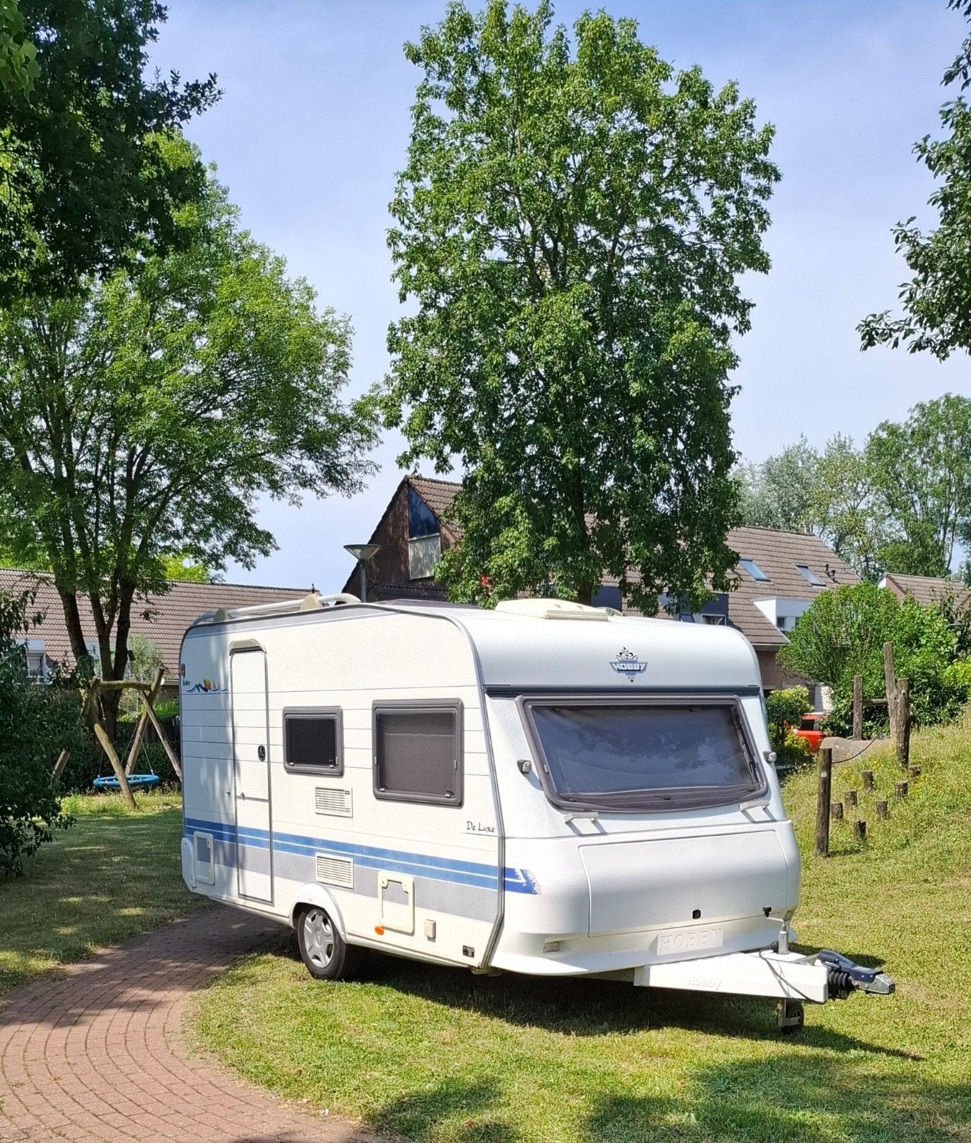 Te koop Hobby caravan izgst, Hobby, Treinzit, Particulier, Disselslot